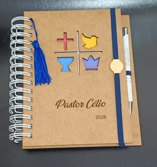 Agenda e material impresso personalizado